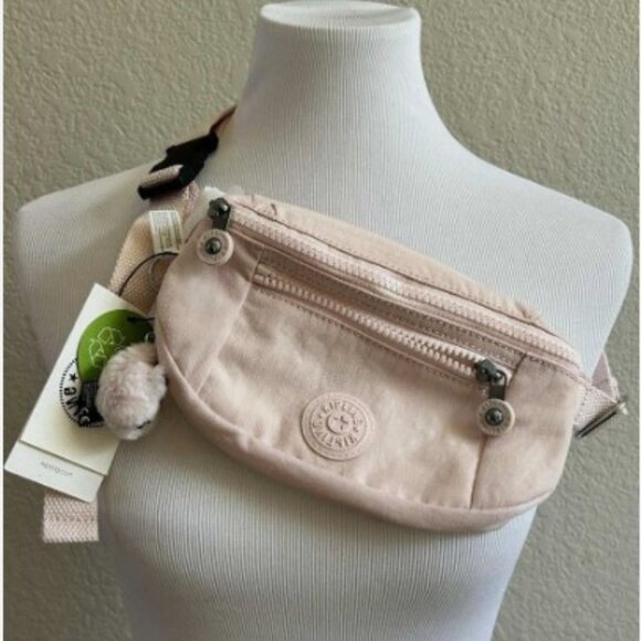 NEW Kipling Nicolle Everyday Crossbody Hip Belt Bag - Primrose Pink - Picture 1 of 7